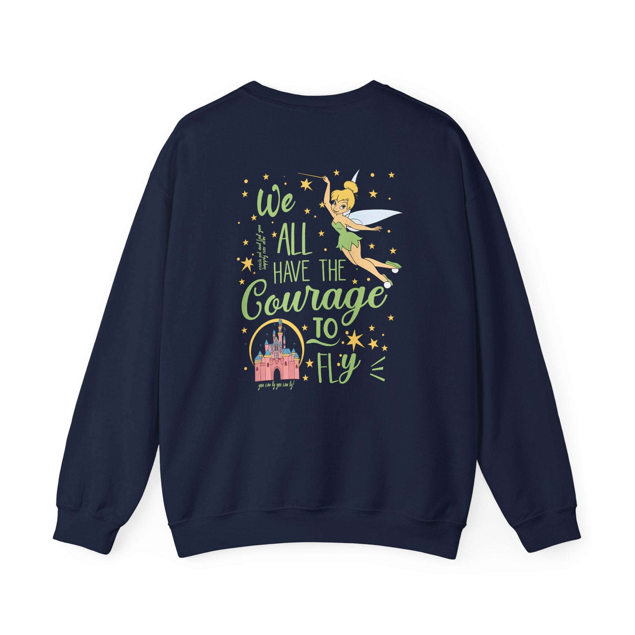 Embroidered Hummingbird Crewneck Sweatshirt — Minimal Floral Chest Design