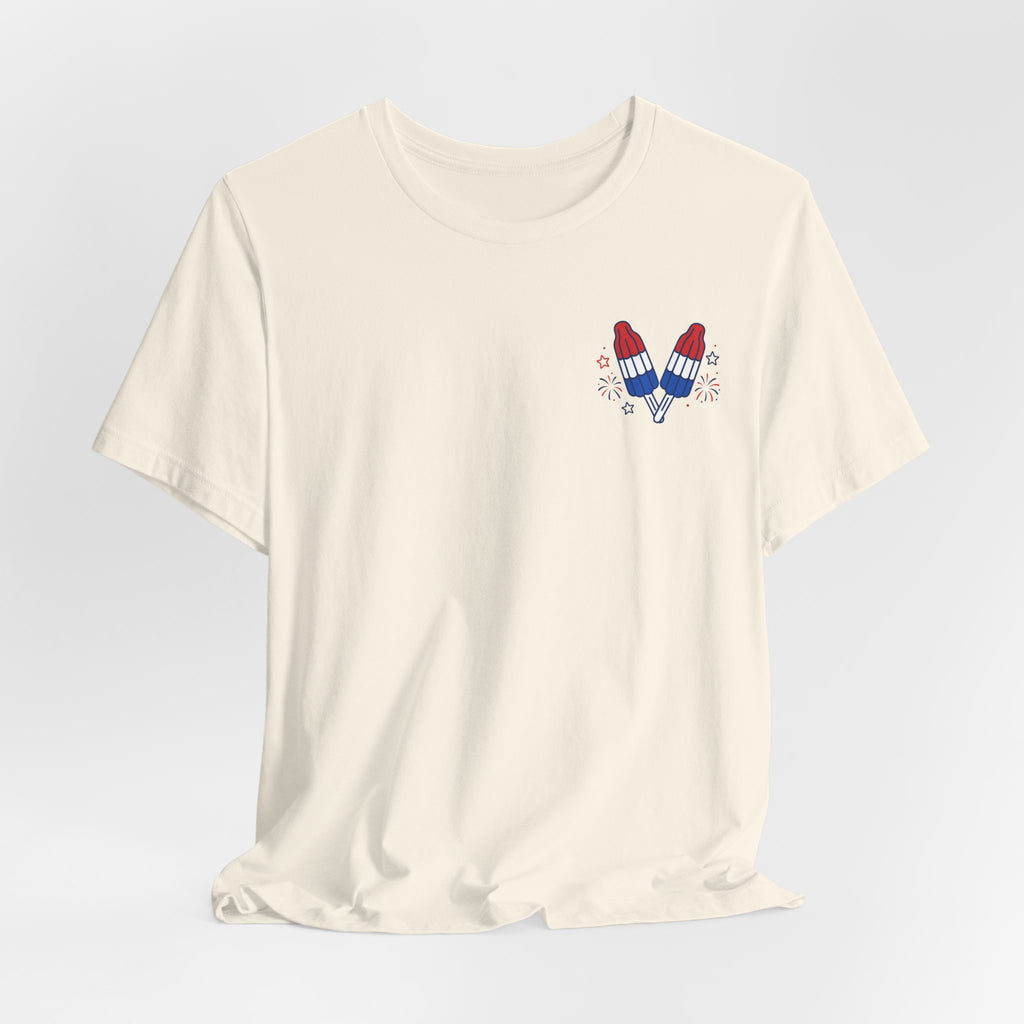 Let's Blow This Popsicle Stand Tee | Patriotic Popsicle Rocket Fireworks