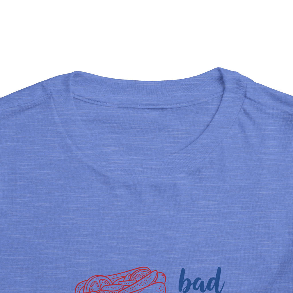 bad day to be a hot dog Toddler Tee hot dog stack illustration
