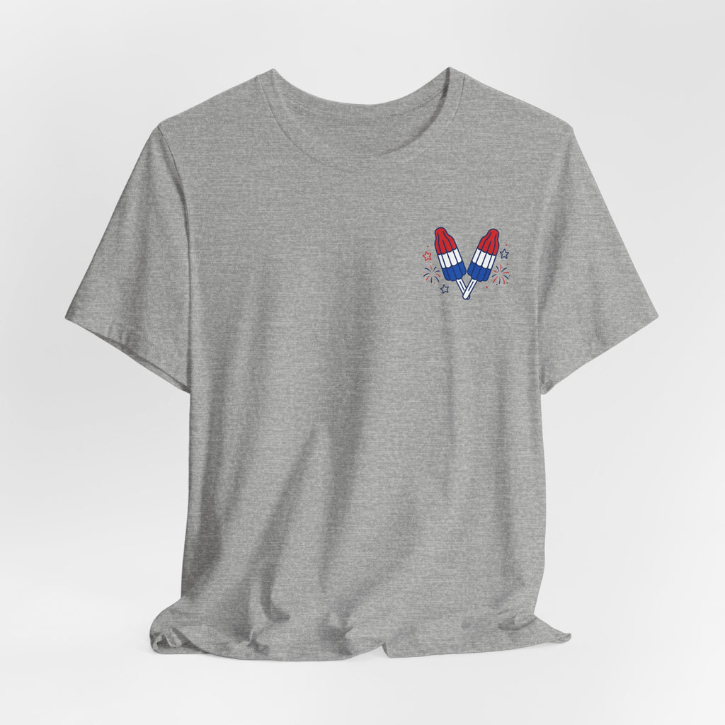 Let's Blow This Popsicle Stand Tee | Patriotic Popsicle Rocket Fireworks