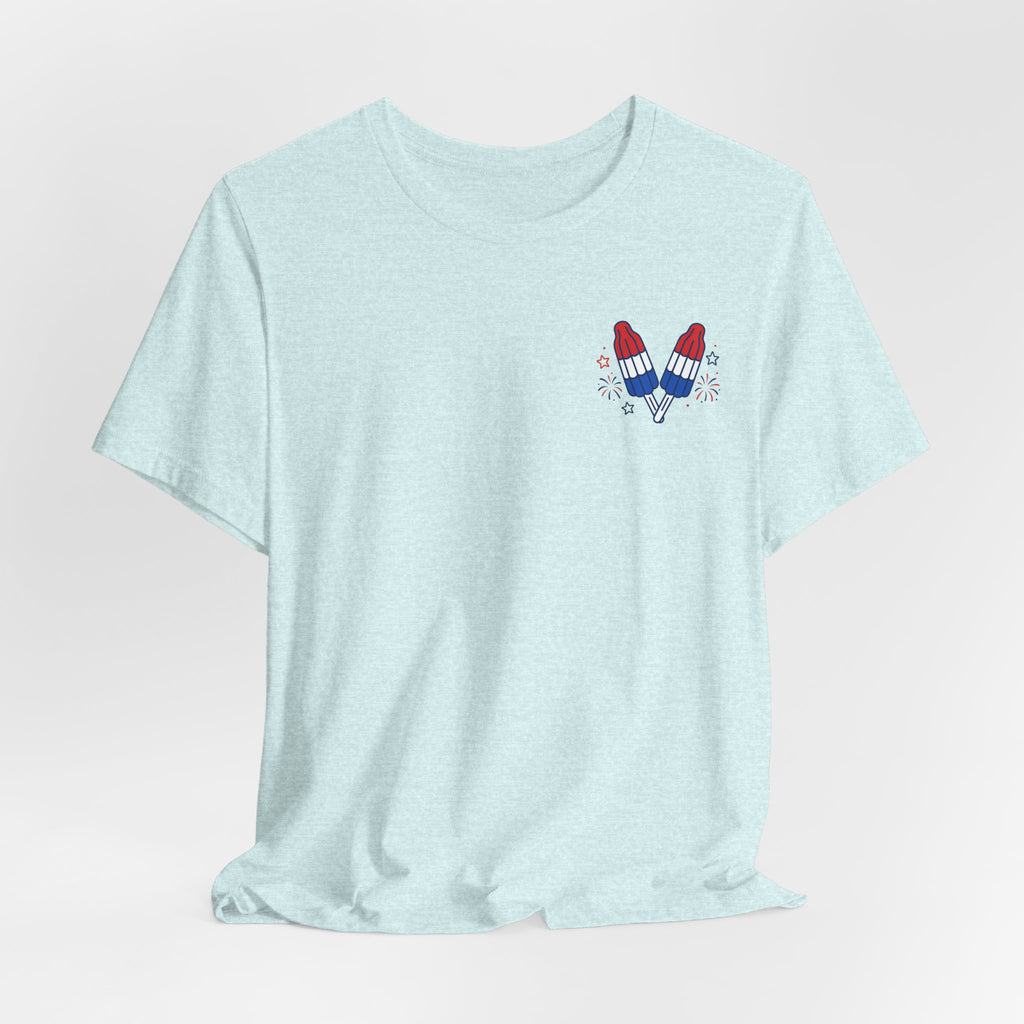 Let's Blow This Popsicle Stand Tee | Patriotic Popsicle Rocket Fireworks