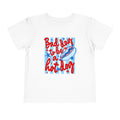 Bad day to be a hot dog Toddler Tee | Retro hot dog illustration, red & blue diner style