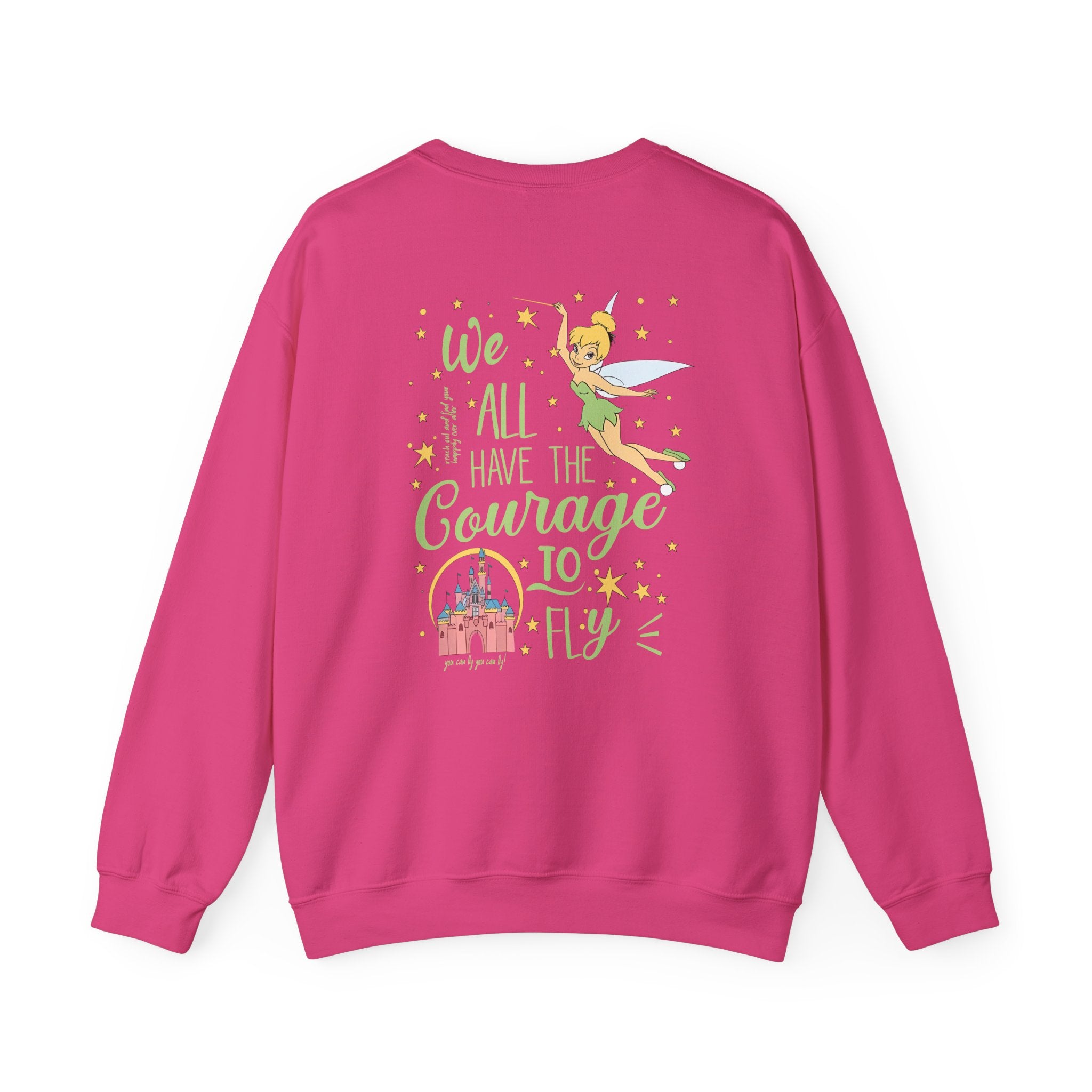 Embroidered Hummingbird Crewneck Sweatshirt — Minimal Floral Chest Design