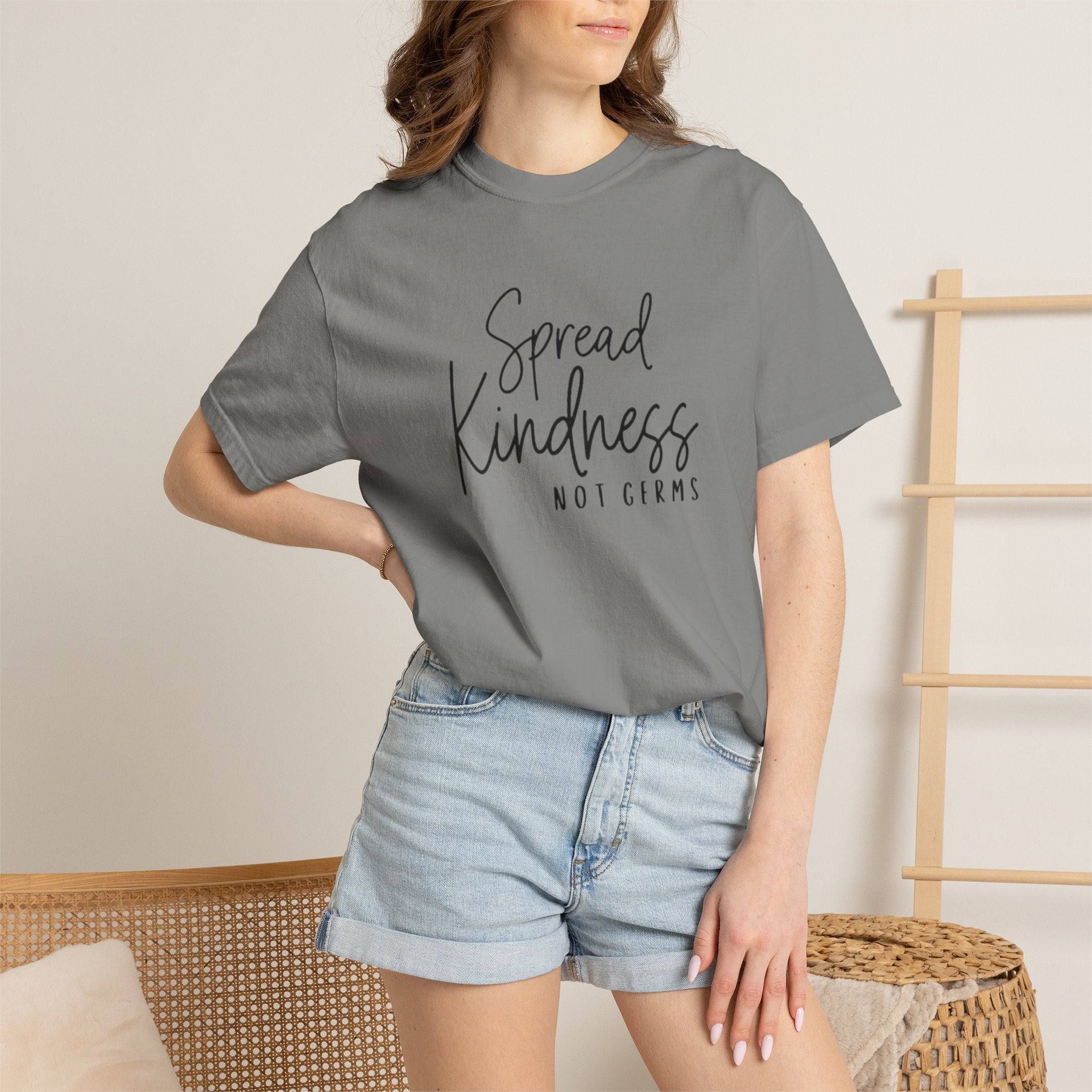 Spread Kindness Not Germs T-shirt | Positive Message Tee