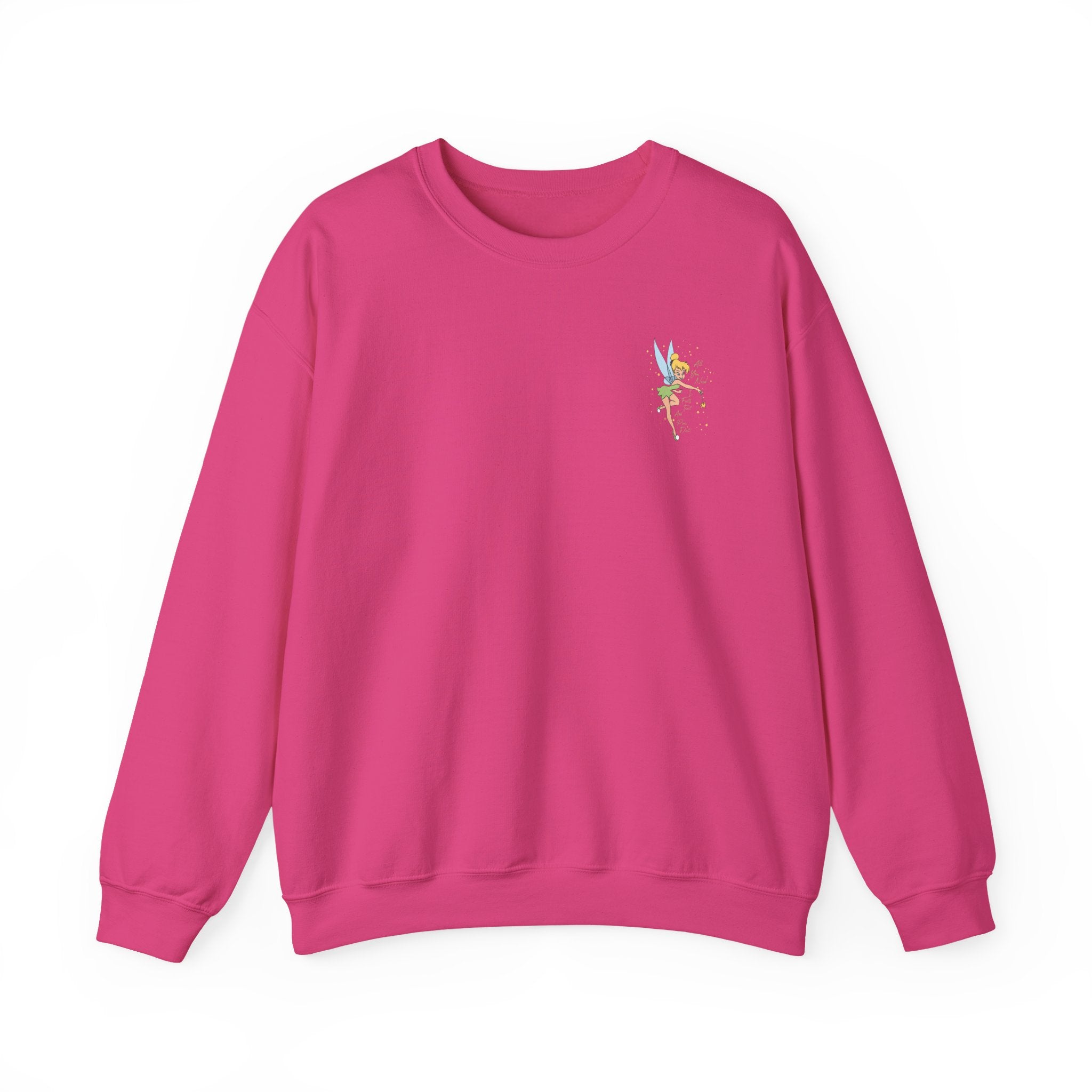 Embroidered Hummingbird Crewneck Sweatshirt — Minimal Floral Chest Design