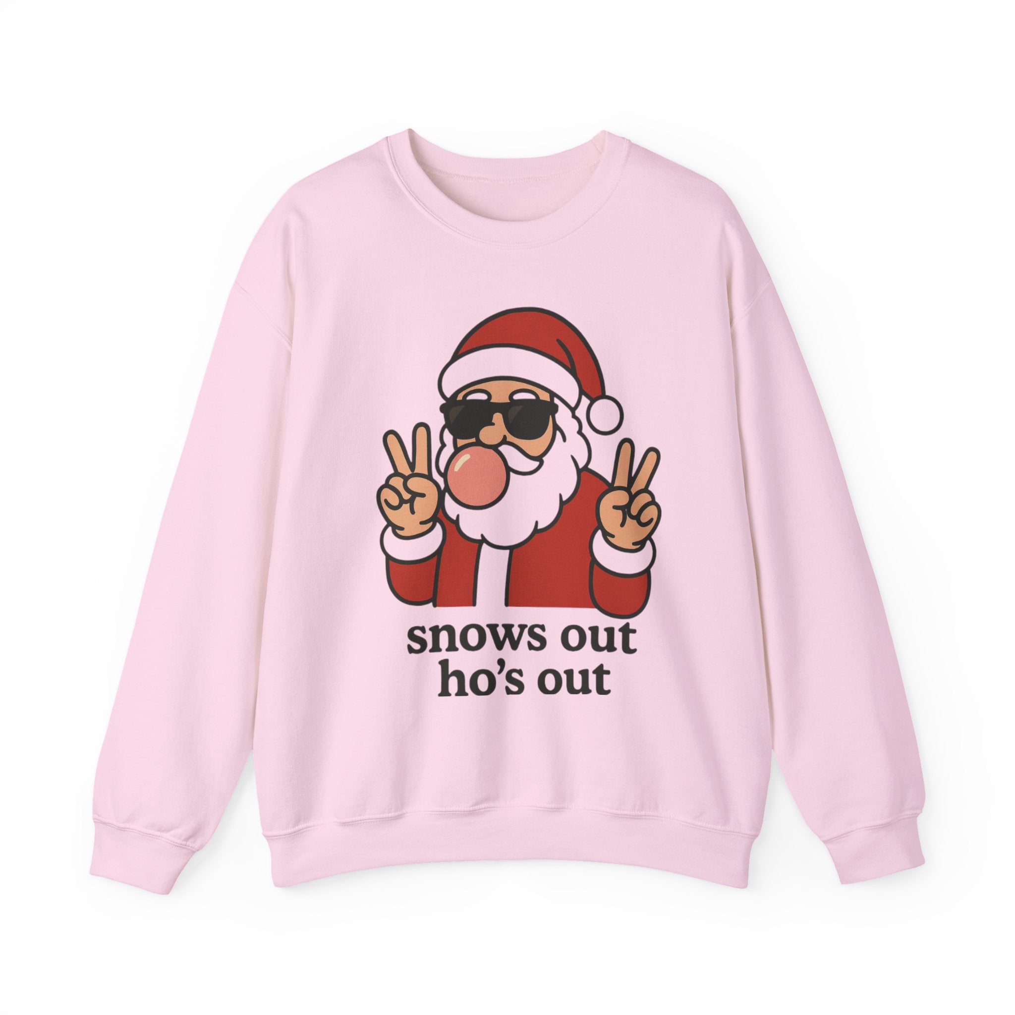 Snow's Out Ho's Out Crewneck Sweatshirt | Funny Christmas Sweater Gift