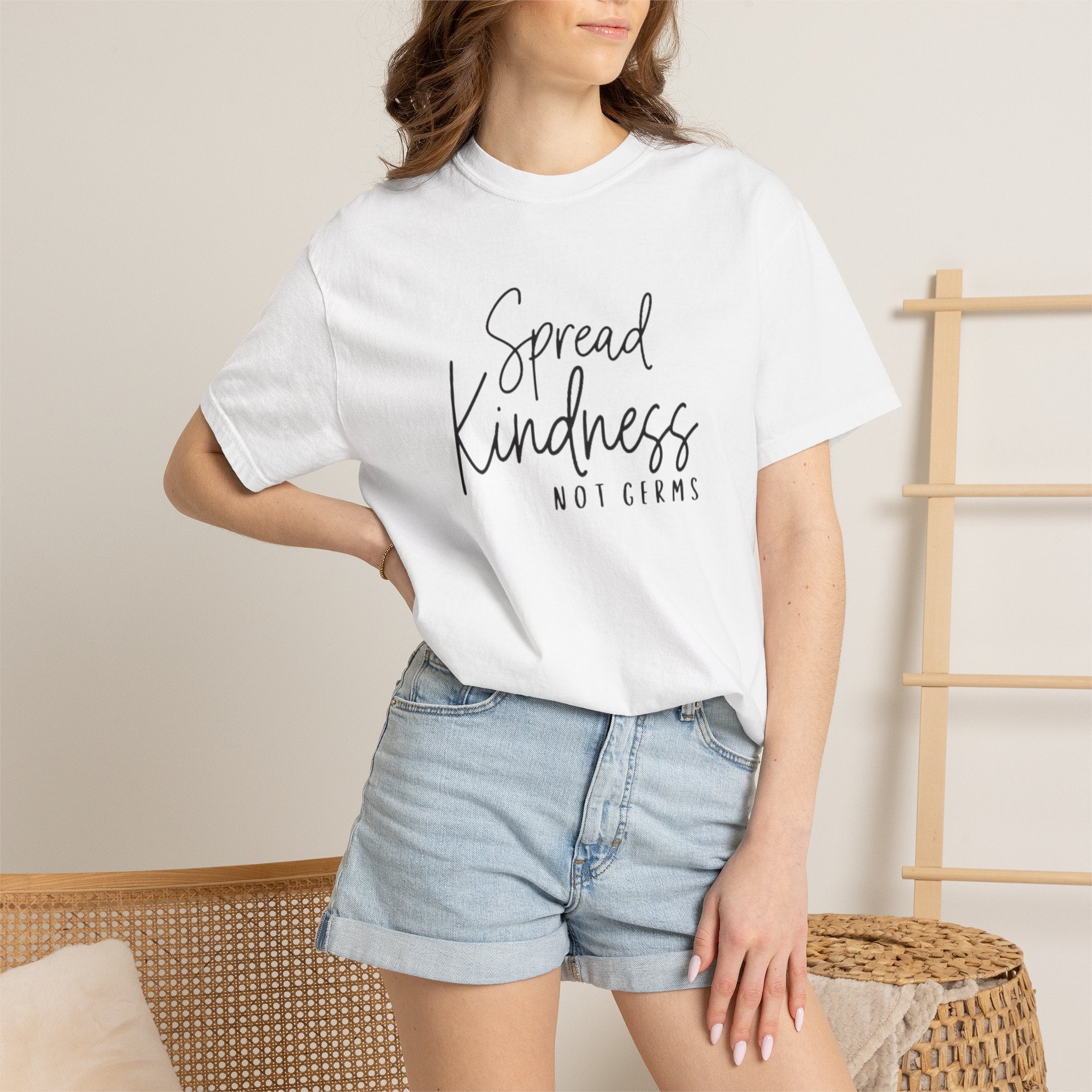 Spread Kindness Not Germs T-shirt | Positive Message Tee