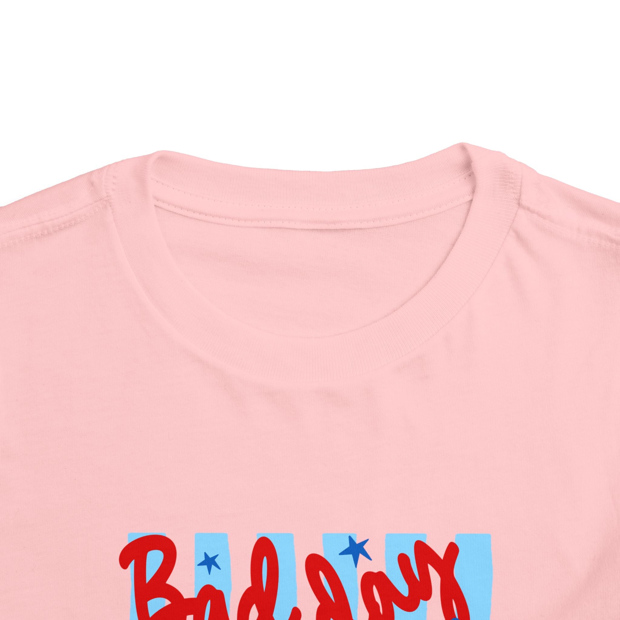 Bad day to be a hot dog Toddler Tee | Retro hot dog illustration, red & blue diner style