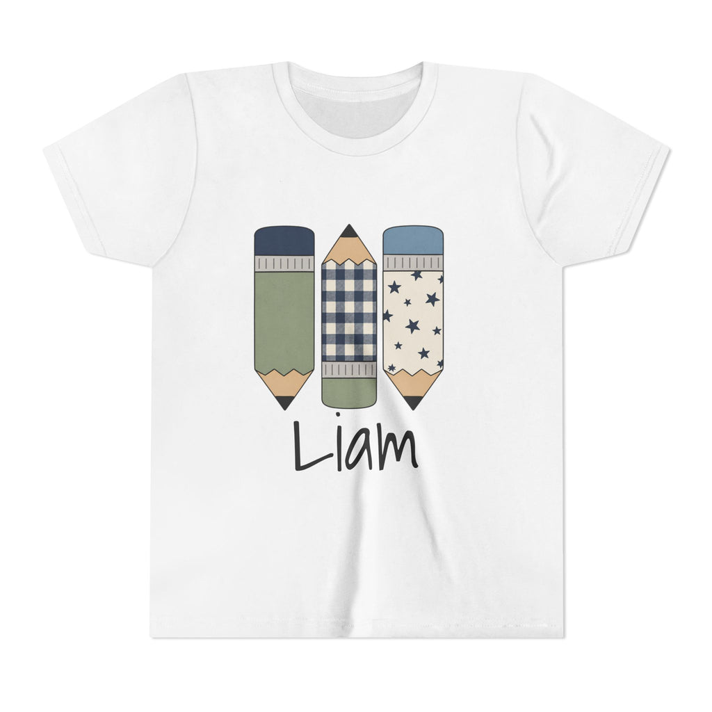 Kids Pencil Trio Tee – Cute Back-to-School Graphic Shirt