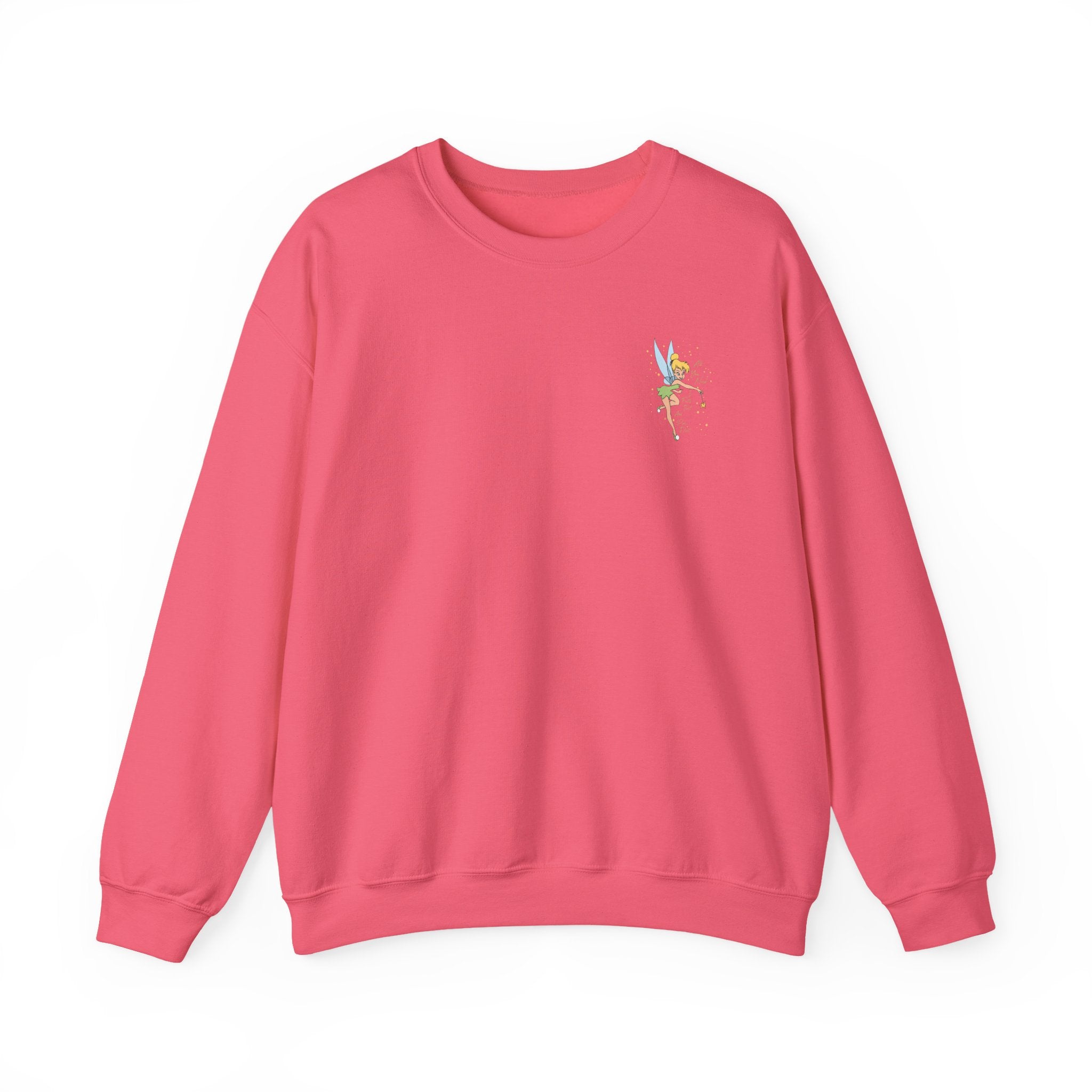 Embroidered Hummingbird Crewneck Sweatshirt — Minimal Floral Chest Design