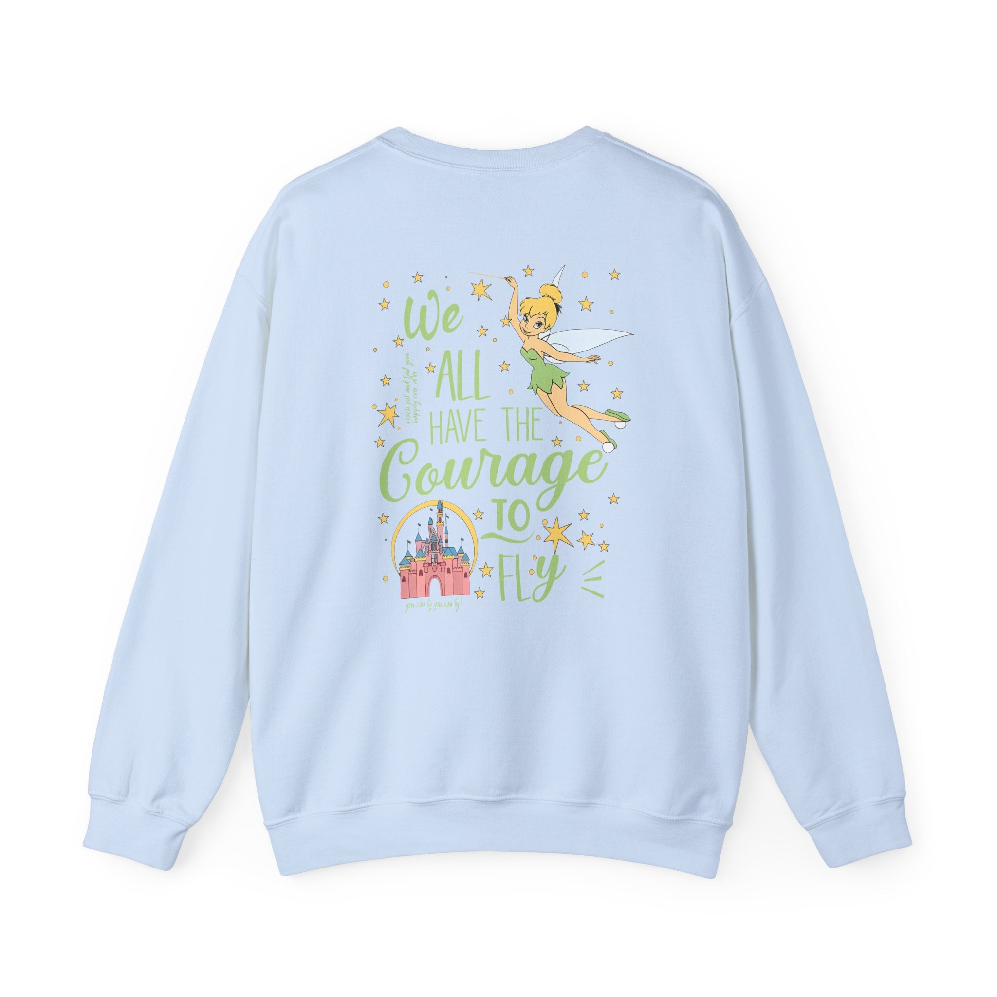 Embroidered Hummingbird Crewneck Sweatshirt — Minimal Floral Chest Design