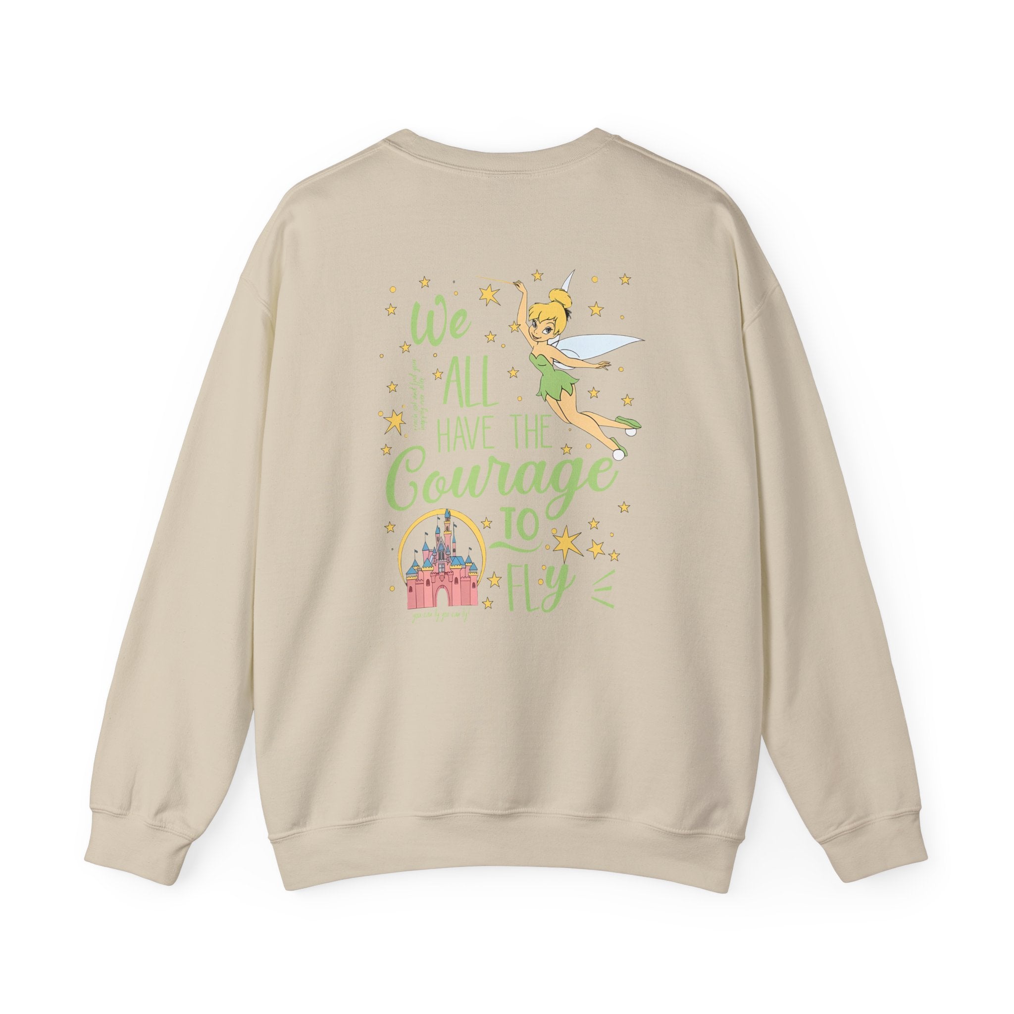 Embroidered Hummingbird Crewneck Sweatshirt — Minimal Floral Chest Design