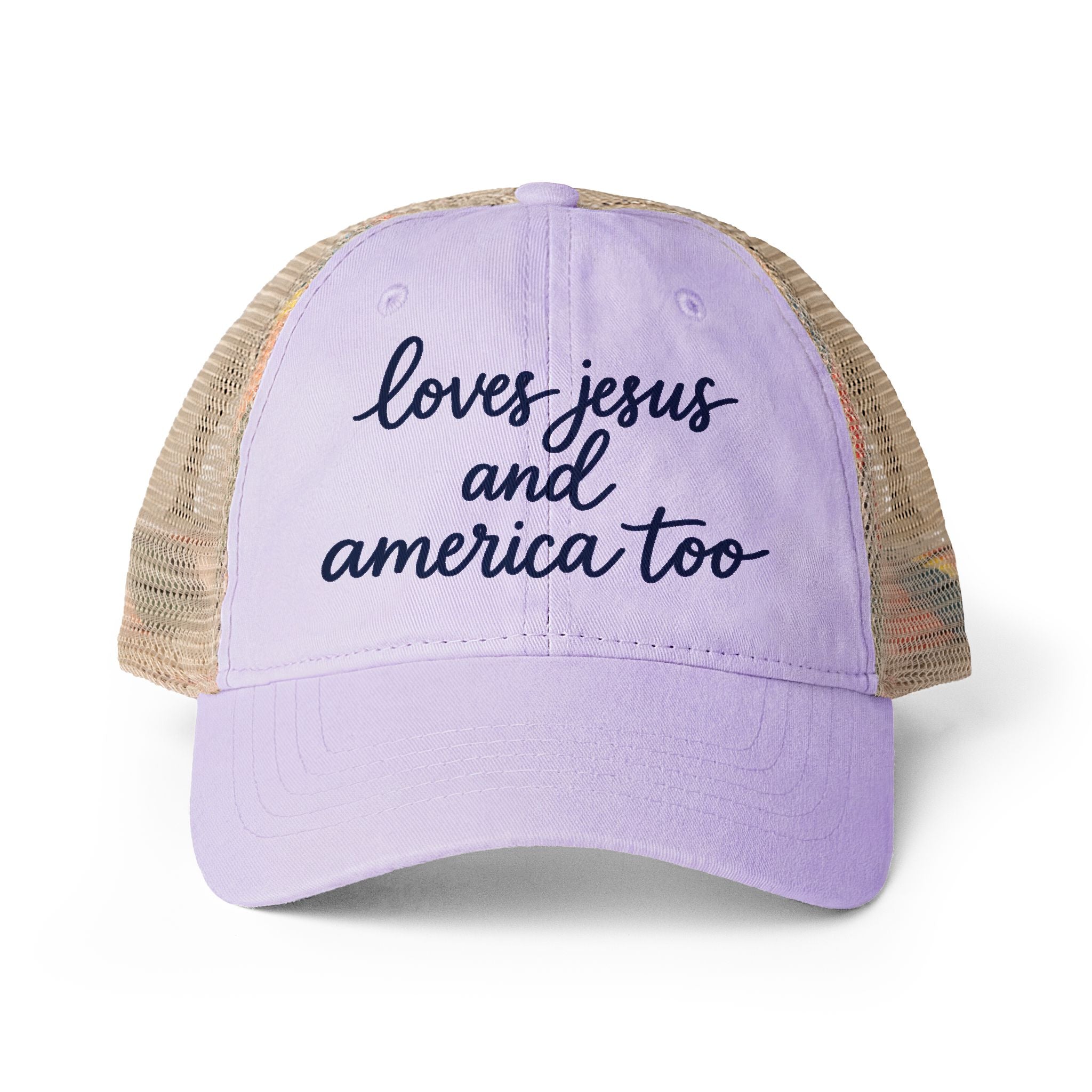Women's Washed Mesh-Back Cap