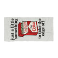Diet Coke Cigarette Pack Illustration Beach Towel | 'just a little something to take the edge off'