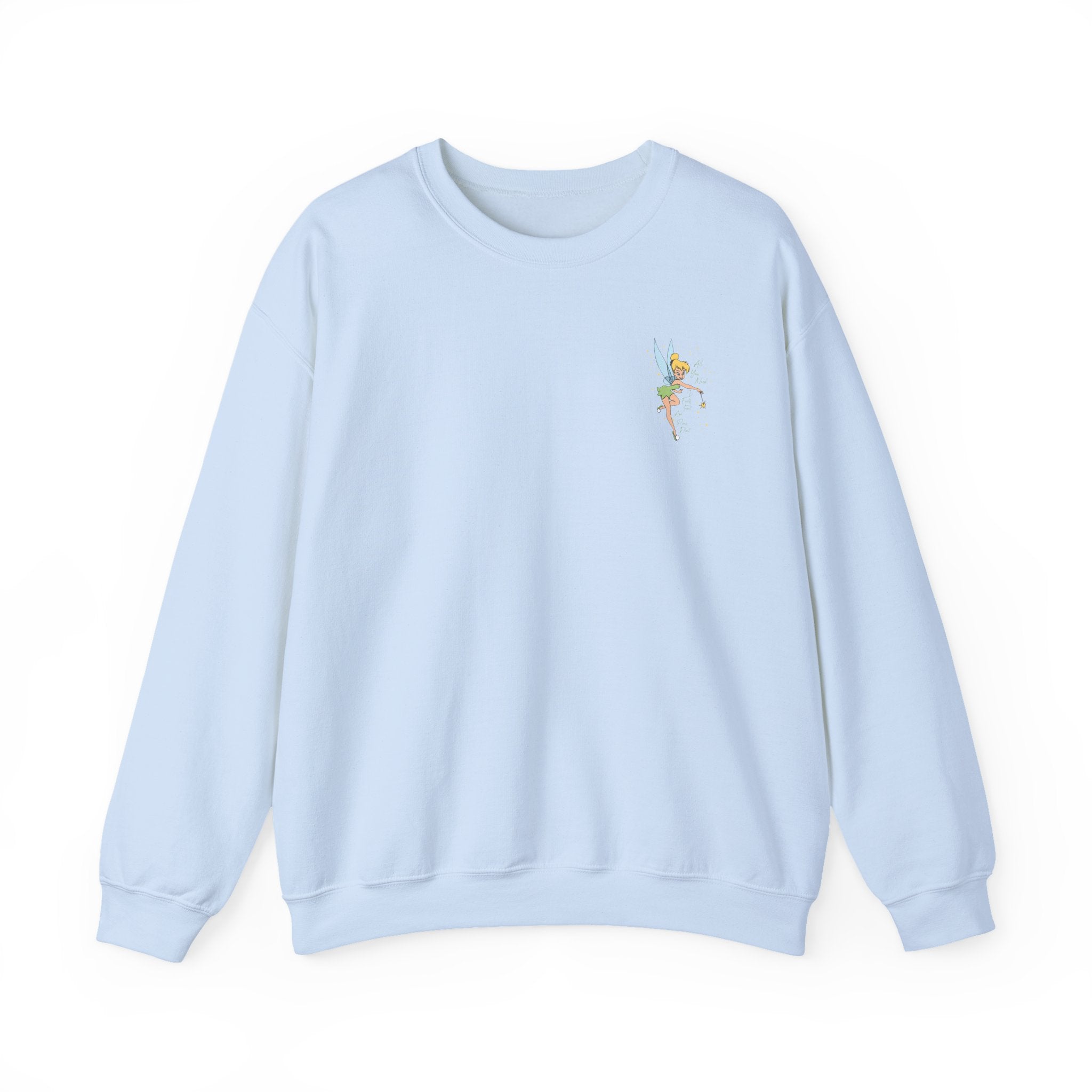Embroidered Hummingbird Crewneck Sweatshirt — Minimal Floral Chest Design