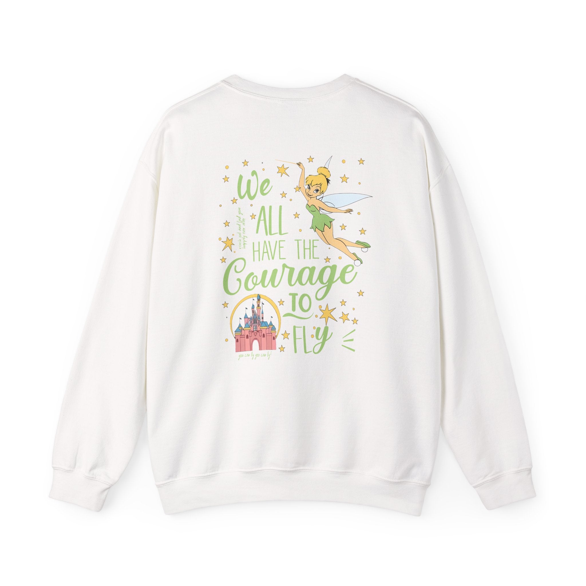 Embroidered Hummingbird Crewneck Sweatshirt — Minimal Floral Chest Design