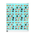 Cool Sunglasses Dog Pattern Wrapping Paper | Cute Puppy Faces Gift Wrap