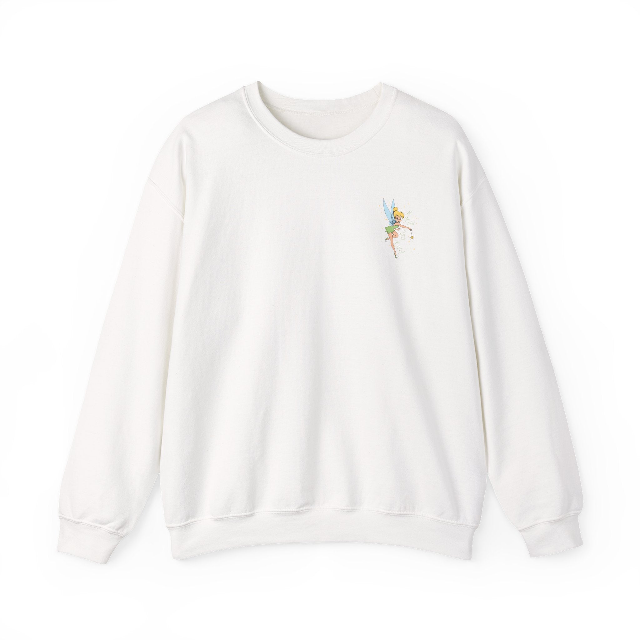 Embroidered Hummingbird Crewneck Sweatshirt — Minimal Floral Chest Design