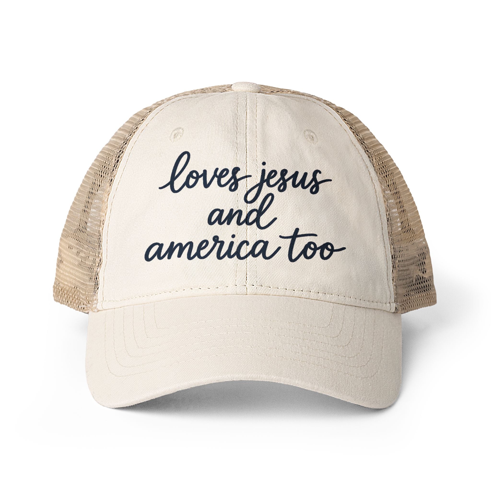 Women's Washed Mesh-Back Cap