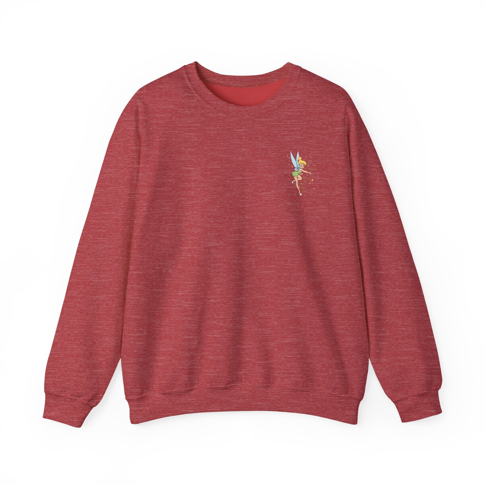 Embroidered Hummingbird Crewneck Sweatshirt — Minimal Floral Chest Design