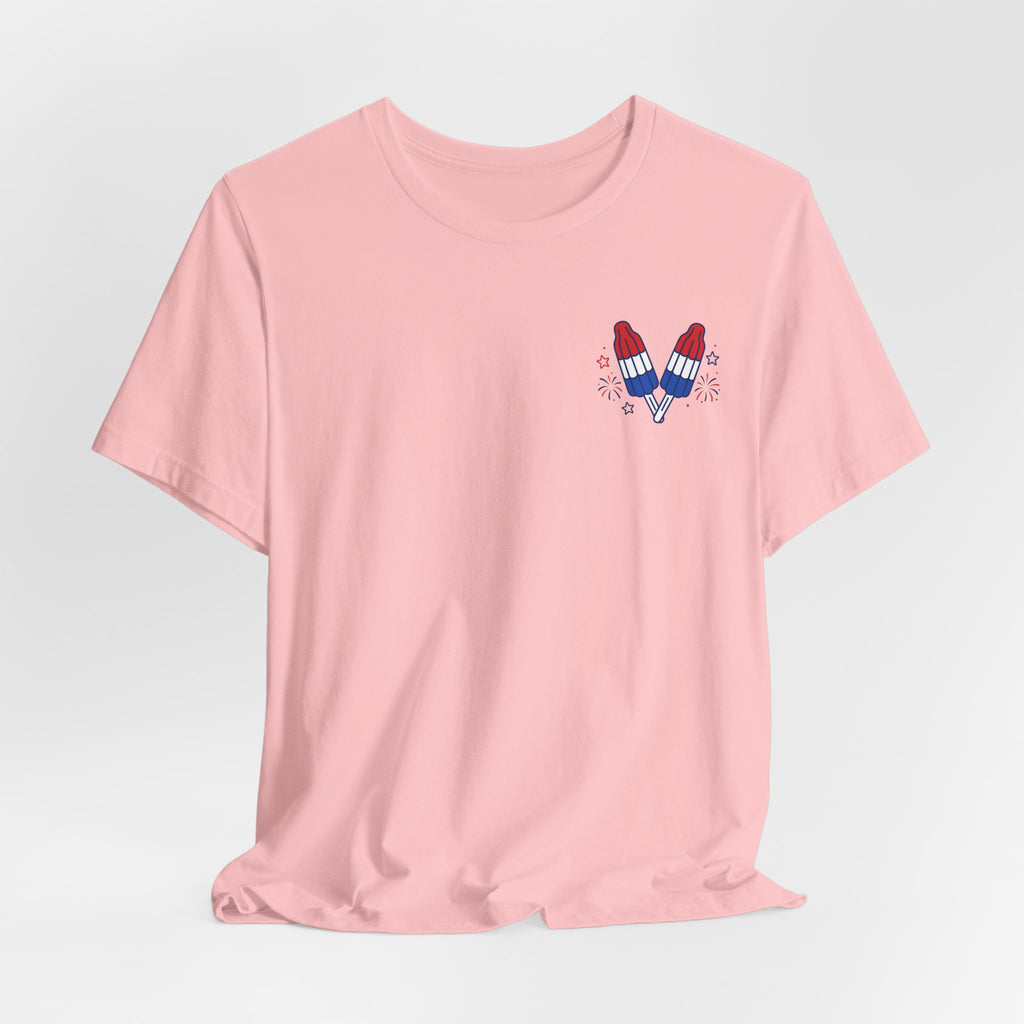 Let's Blow This Popsicle Stand Tee | Patriotic Popsicle Rocket Fireworks