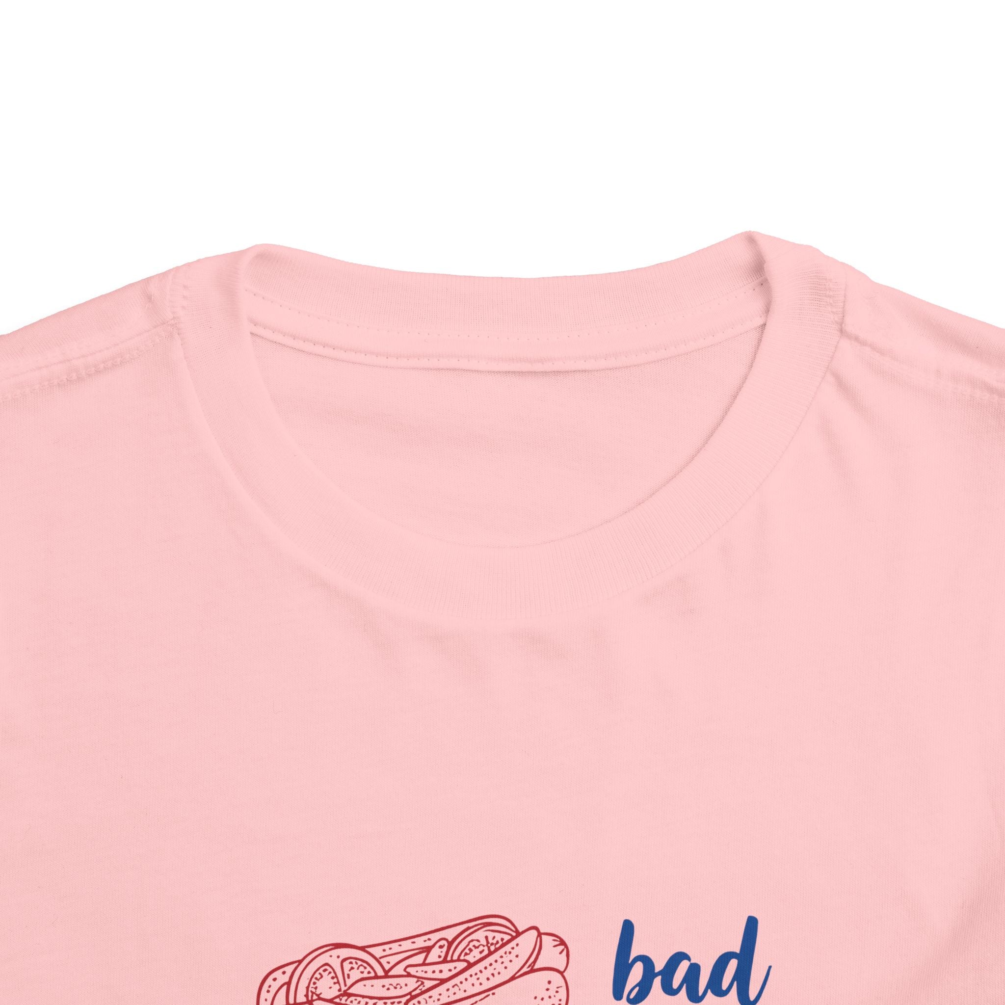 bad day to be a hot dog Toddler Tee hot dog stack illustration