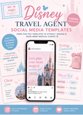 Disney Travel Agent Social Media Templates